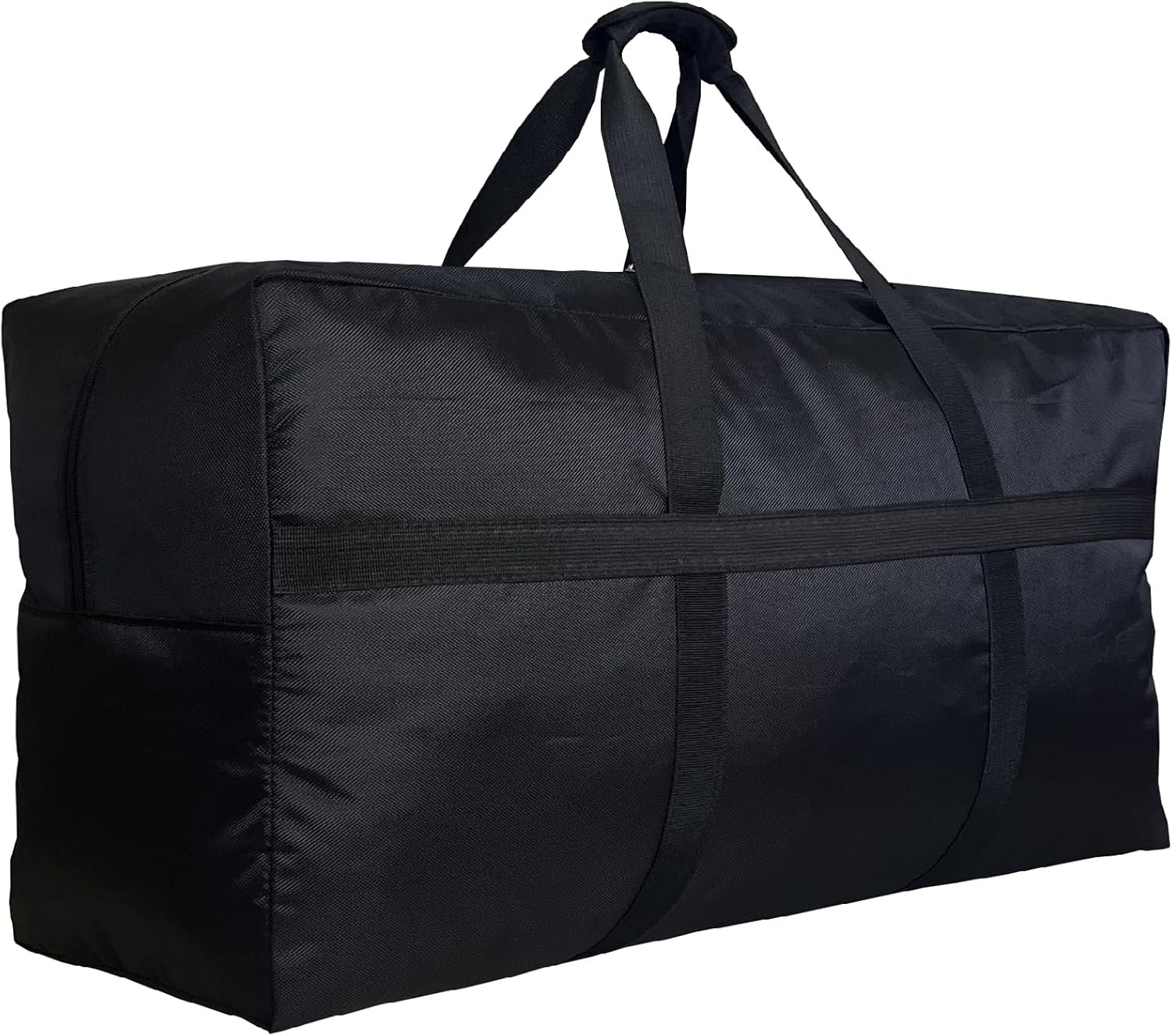 Private Label Extra Large XL Foldable Storage Duffle Bag for Travel with Custom Logo from Manufacturer - Black