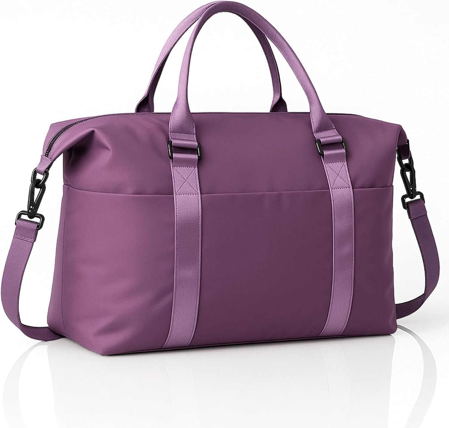 Custom Logo Weekender Duffel Bags for Women Private Label Purple Travel Tote with Trolley Sleeve Large Carry On Overnight Hospital Bag Airplane Essentials Labor Delivery Sport Gym Manufacturer