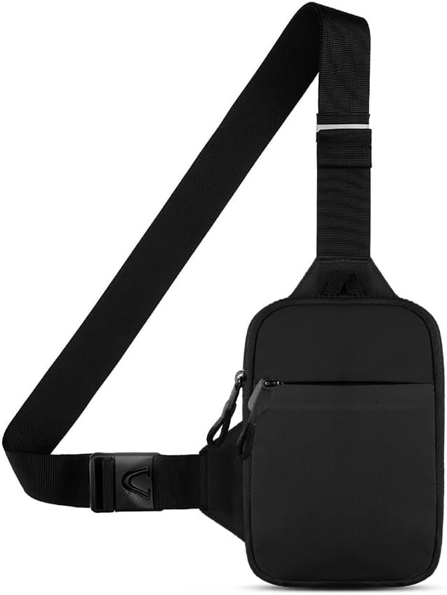 Custom Logo Mini Crossbody Sling Chest Bag Private Label Dual Pocket Water Resistant Fanny Pack Running Phone Holder for Men Women Workout Travelling Manufacturer