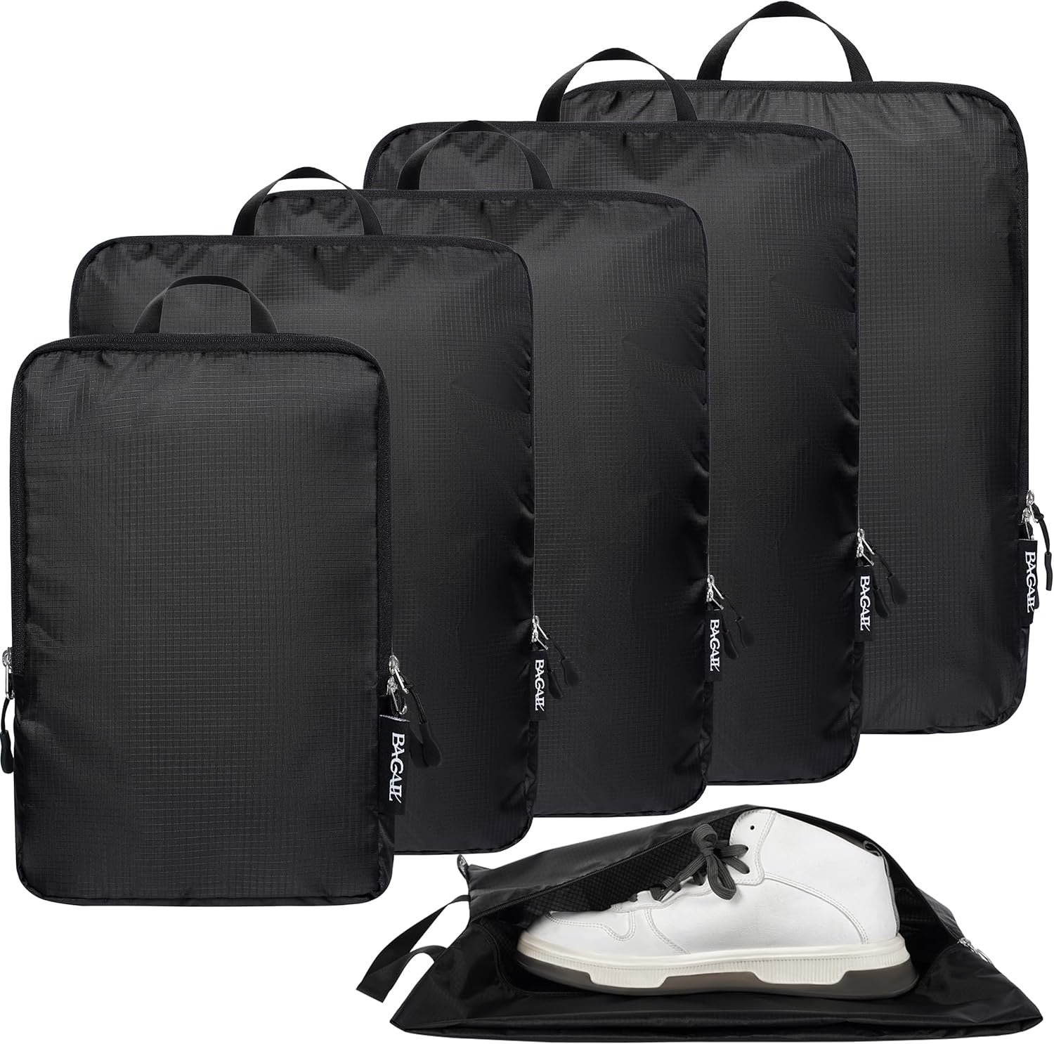 Private Label 6 Set Ultralight Compression Packing Cubes Custom Logo Travel Organizer Manufacturer for Luggage Suitcase Backpack