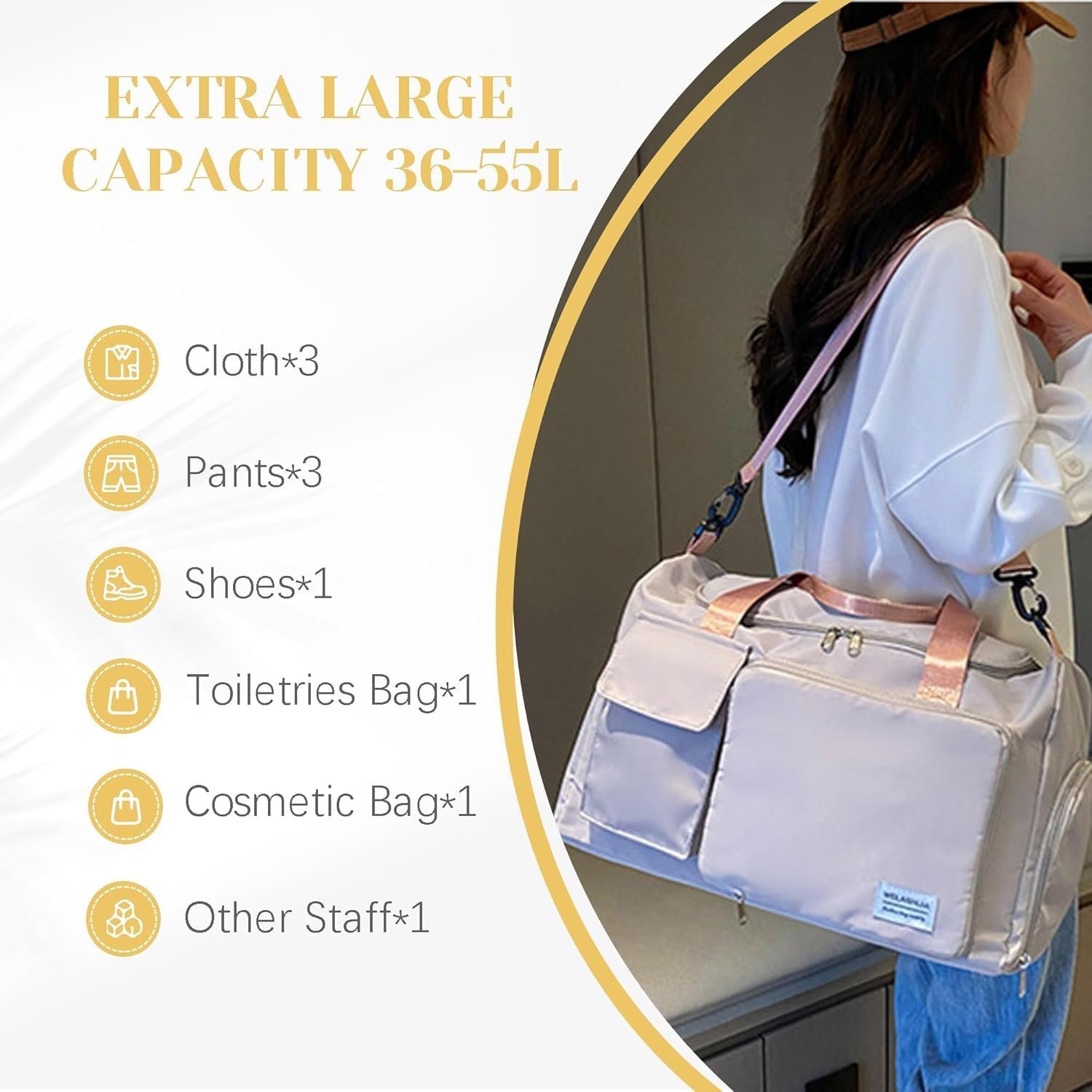 Private Label Large Capacity Personalized Duffle Bag with Custom Logo Embroidery and Name Foldable Dry Wet Shoe Compartment for Women Men Gym Sports Dance Travel Weekender Overnight Manufacturer Private Label Large Capacity Personalized Duffle Bag with Custom Logo Embroidery and Name Foldable Dry Wet Shoe Compartment for Women Men Gym Sports Dance Travel Weekender Overnight Manufacturer