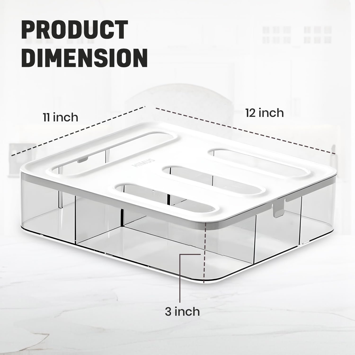 Private Label 4 in 1 Plastic Food Storage Bag Organizer - Custom Logo Baggie Drawer Organizer Compatible with Sandwich Snack Gallon Quart Slider - Kitchen Storage Wall Drawer Mount Manufacturer