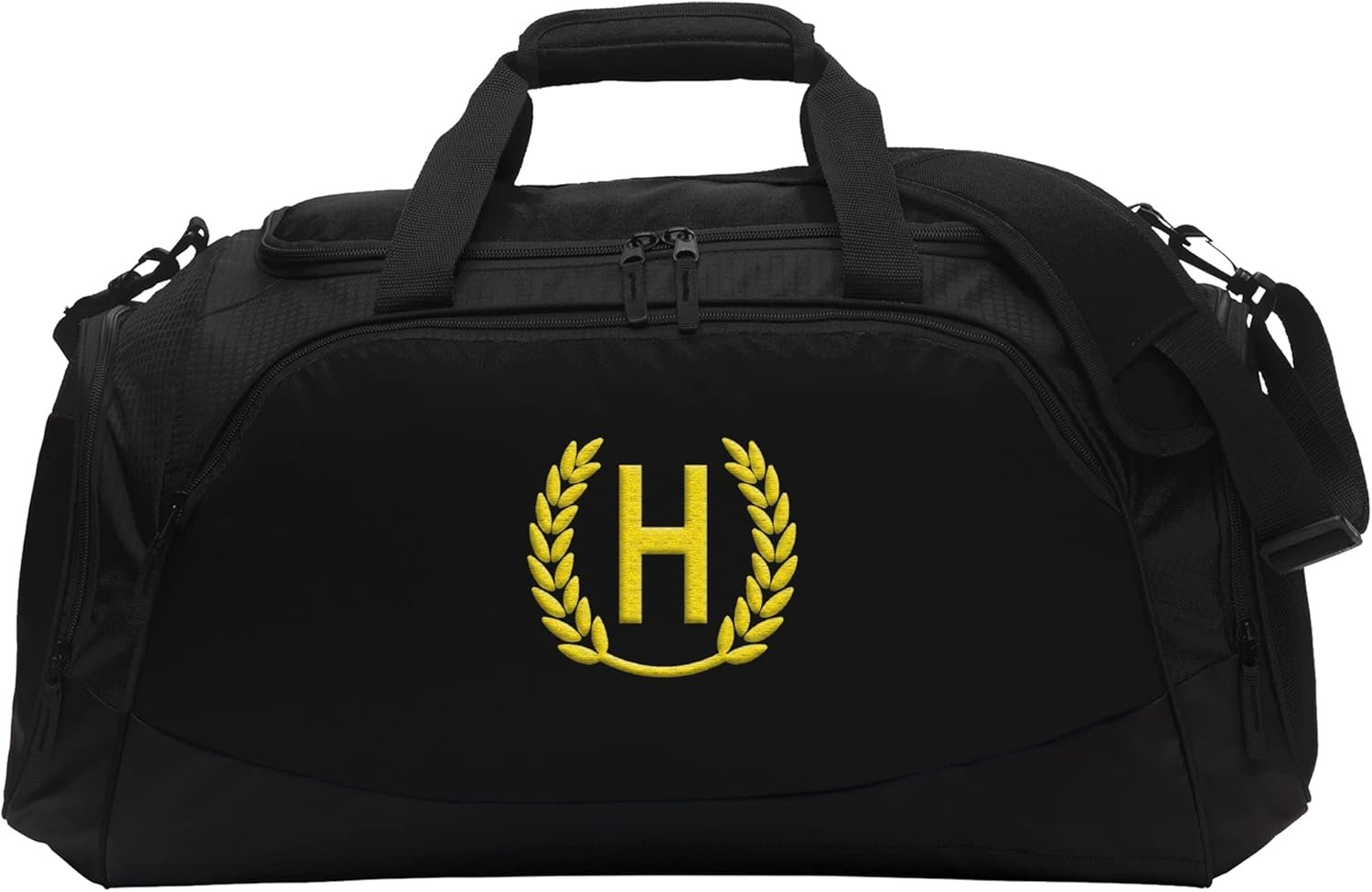 Custom Logo Embroidered Sport Duffel Bag 5/10 Pack Medium Private Label Gym Travel Manufacturer Black Custom Logo Embroidered Sport Duffel Bag 5/10 Pack Medium Private Label Gym Travel Manufacturer Black