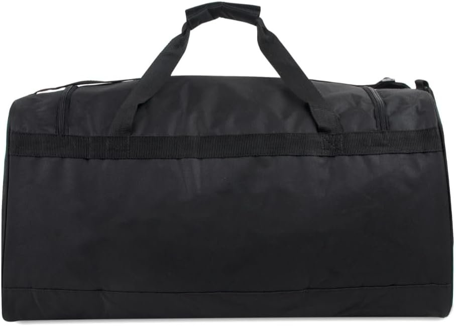 Custom Logo Duffel Bag - Private Label Personalized Text Strong Denier Polyester Design 24x12x11.5 Inches - Three Spacious Zippered Compartments Manufacturer Custom Logo Duffel Bag - Private Label Personalized Text Strong Denier Polyester Design 24x12x11.5 Inches - Three Spacious Zippered Compartments Manufacturer