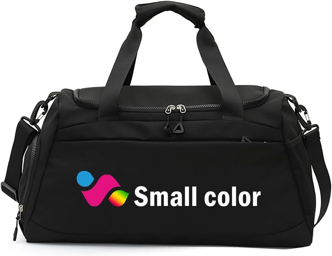Custom Logo Dance Duffle Gym Bag Private Label Large Capacity Travel Bag Factory for Men Women Black