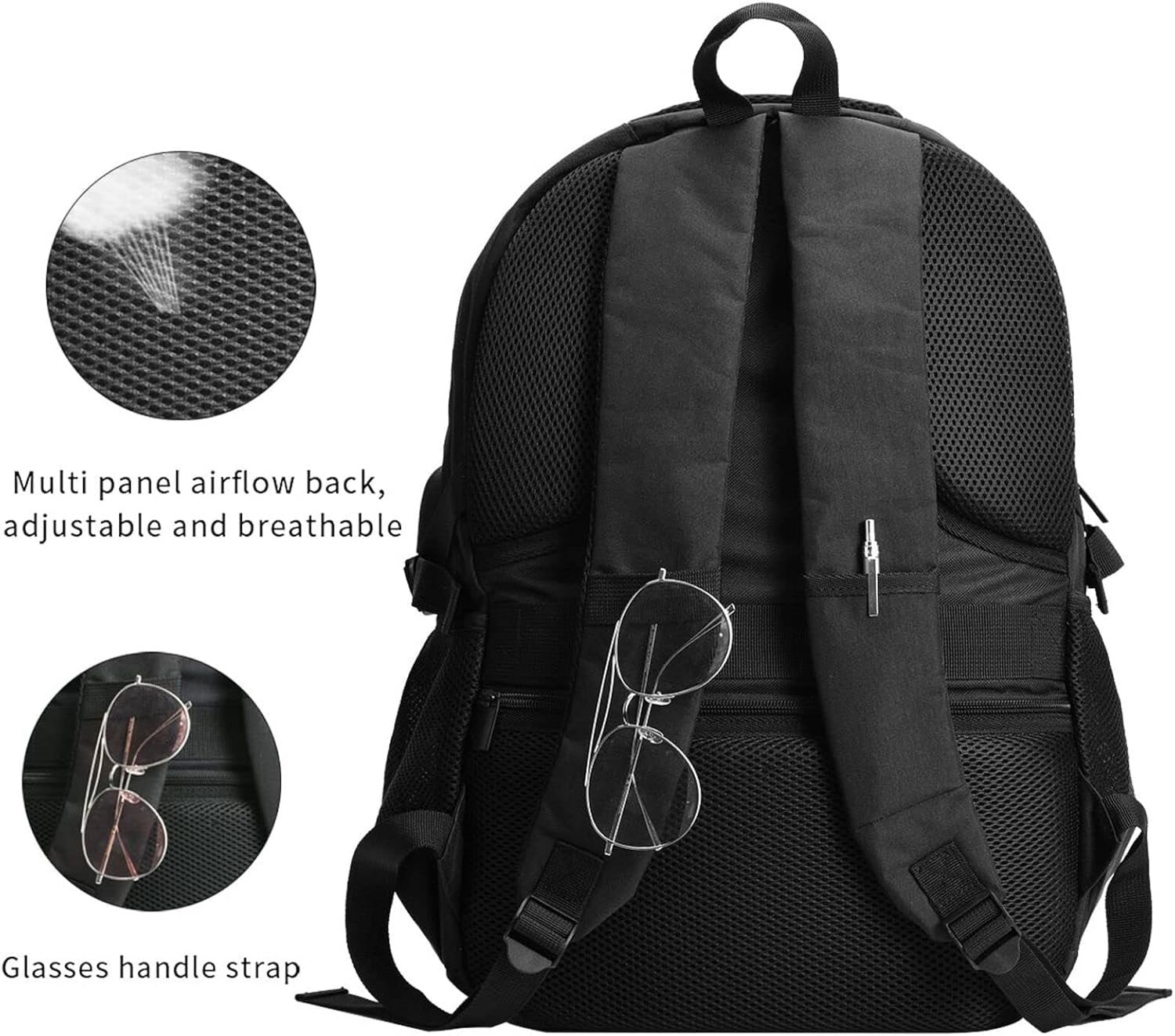 Private Label Personalized Laptop Backpack with Custom Logo for Women Men Name Photo USB Port Travel Computer Bookbag Manufacturer