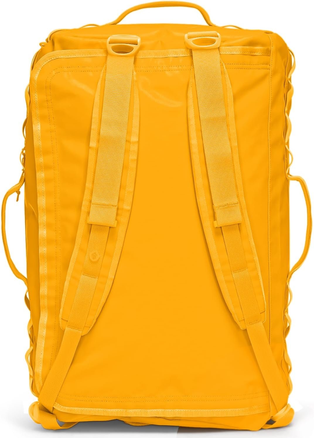 Private Label Stylish Compact Big Duffle Bag - Custom Logo Lightweight Durable Water-Resistant Large Travel Bag Manufacturer for Men and Women (Yellow)