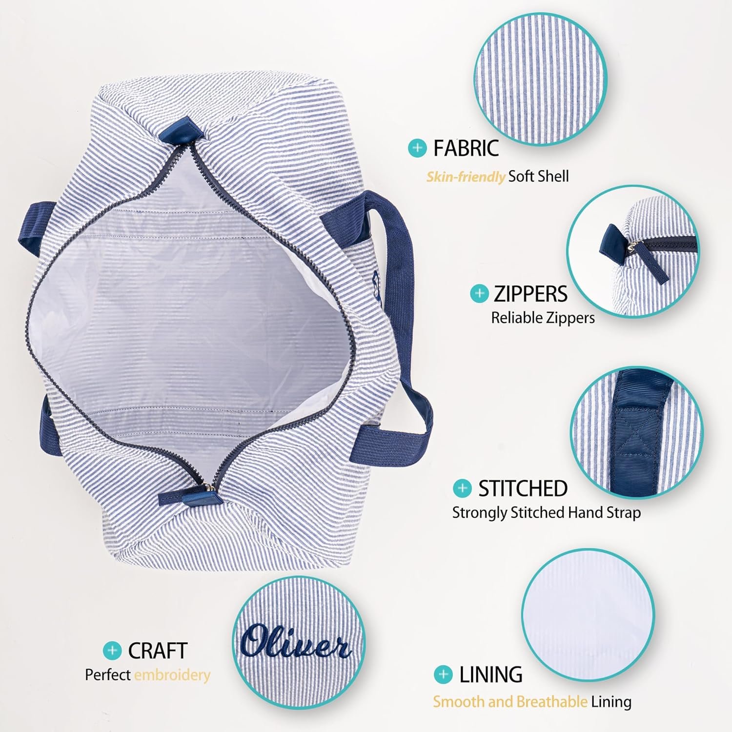 Factory Kids' Personalized Backpacks Private Label Duffel Bags & Custom Logo Weekender Overnight Set for Girls & Boys