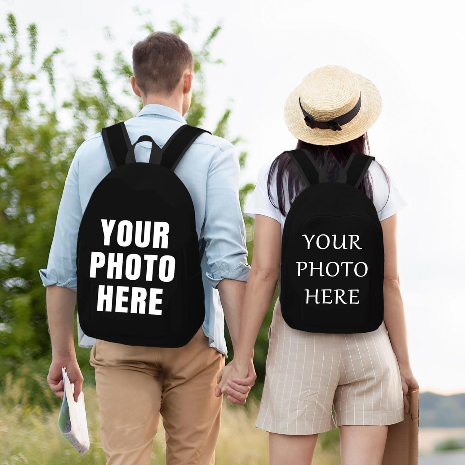 Private Label Personalized 17 Inch Backpacks for Men Women Custom Logo Work Travel High Capacity Bags Manufacturer