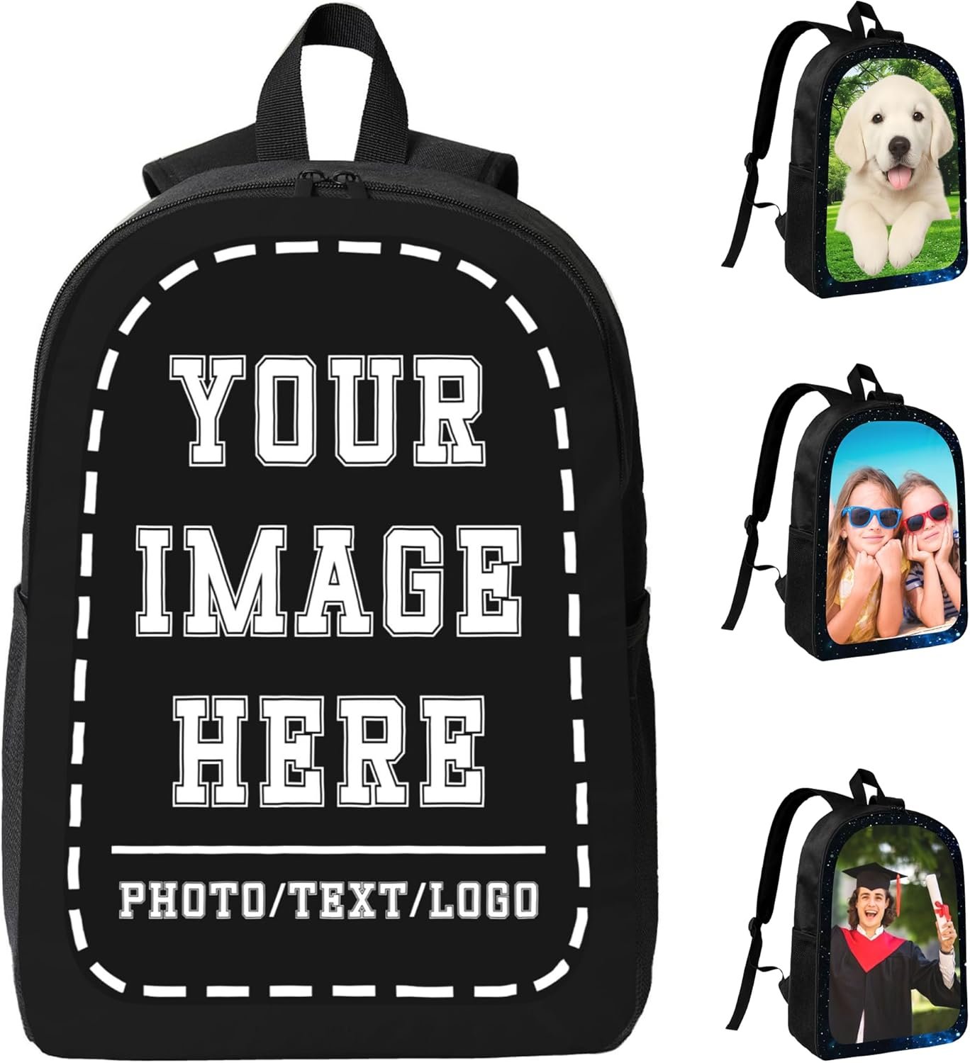 Private Label Personalized 17 Inch Backpacks for Men Women Custom Logo Work Travel High Capacity Bags Manufacturer