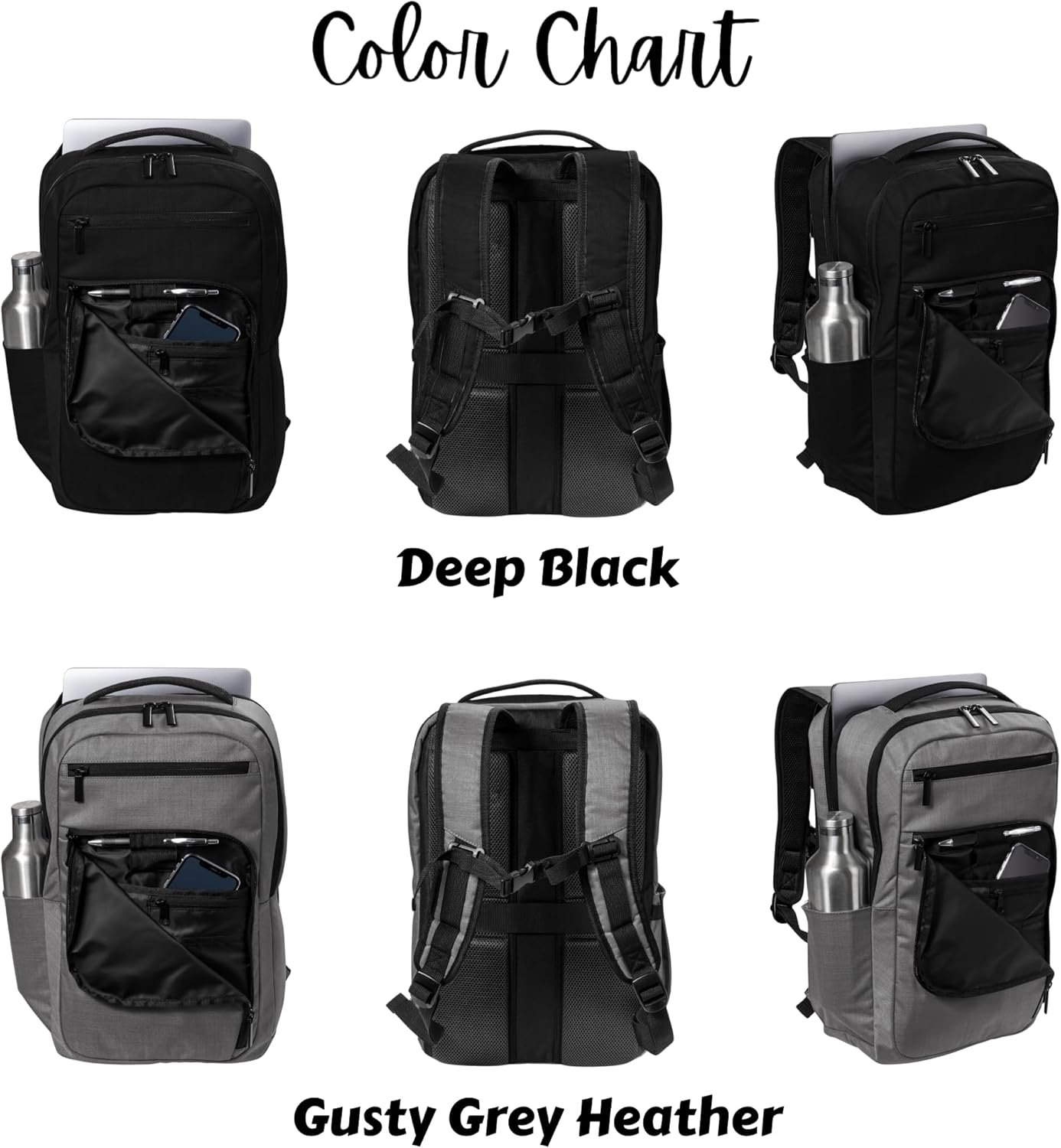 Custom Logo Laptop Backpack - Private Label Printed or Embroidered from Factory (225)