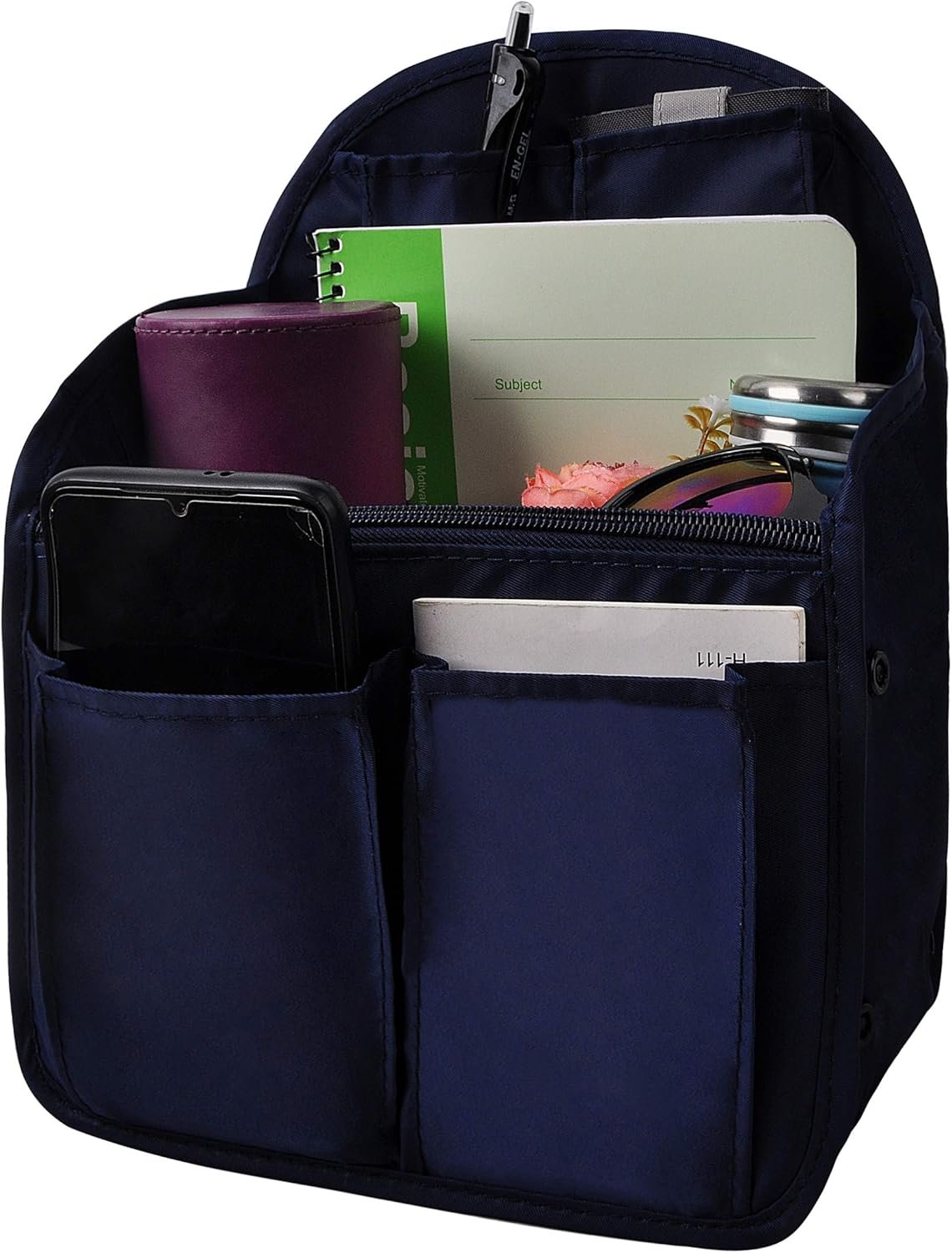 Custom Logo Backpack Organizer Insert Liner Private Label Hanging Travel Bag in Bag with Many Pockets from Factory Custom Logo Backpack Organizer Insert Liner Private Label Hanging Travel Bag in Bag with Many Pockets from Factory