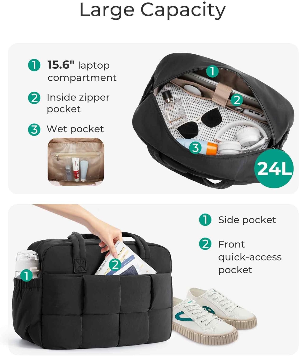 Private Label Gym Bag for Women with Custom Logo Personal Item Puffer Duffle Weekender Overnight Carry On Tote Bag for Travel from Manufacturer Private Label Gym Bag for Women with Custom Logo Personal Item Puffer Duffle Weekender Overnight Carry On Tote Bag for Travel from Manufacturer