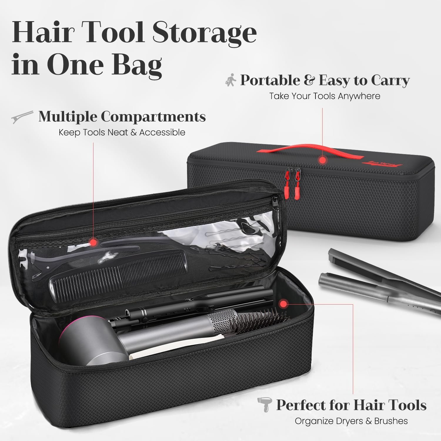 Manufacturer 11 Set Compression Packing Cubes for Travel Private Label Waterproof Organizer Set with Hanging Underwear & Toiletry Bag Shoe/Boot Bag Hair Tools Organizer Laundry Bag & Digital Pouch Custom Logo Black