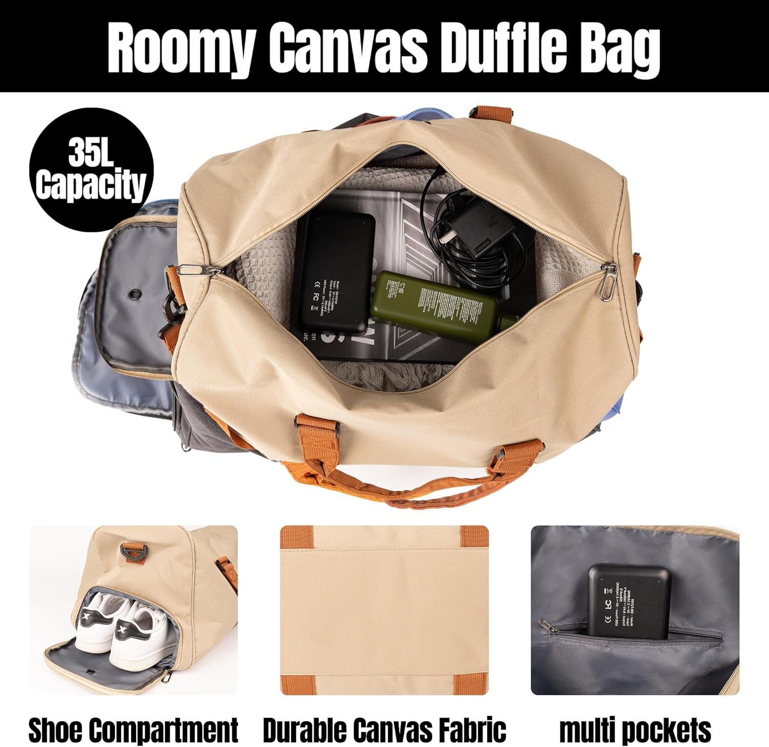 Private Label Travel Duffel Bags - Custom Logo Gym Tote Overnight Shoulder Weekender Manufacturer