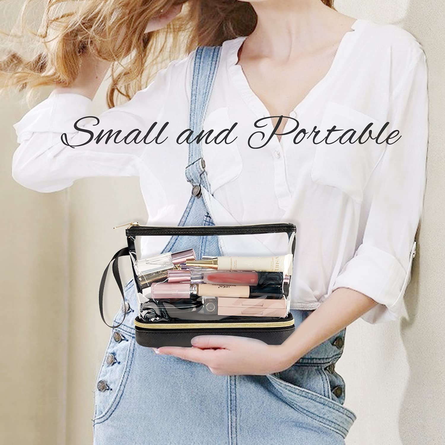 Custom Logo Clear TSA Approved Travel Makeup Bag Private Label Waterproof Toiletry Organizer Manufacturer