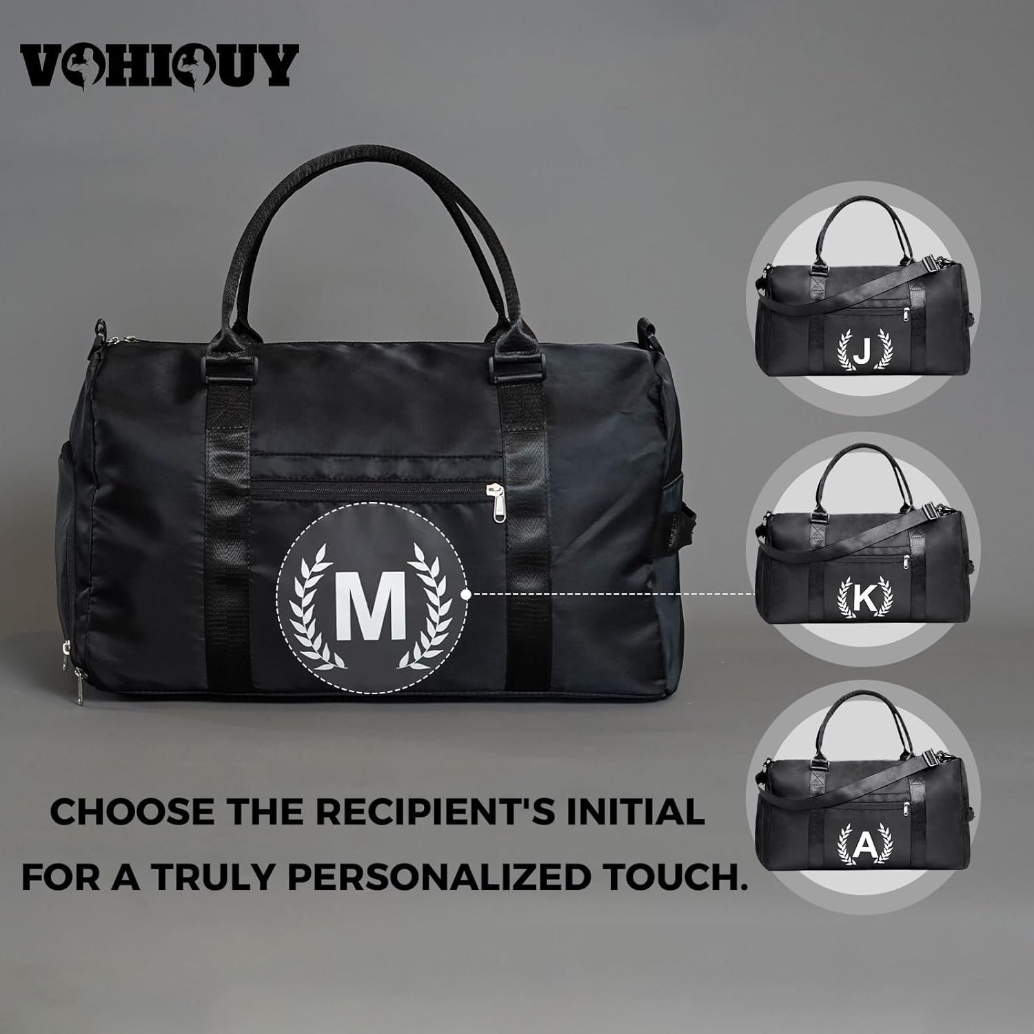 Custom Logo Gym Bag with Shoe Compartment - Private Label Monogrammed Duffle for Sports Travel Workout Dark Green Manufacturer Custom Logo Gym Bag with Shoe Compartment - Private Label Monogrammed Duffle for Sports Travel Workout Dark Green Manufacturer