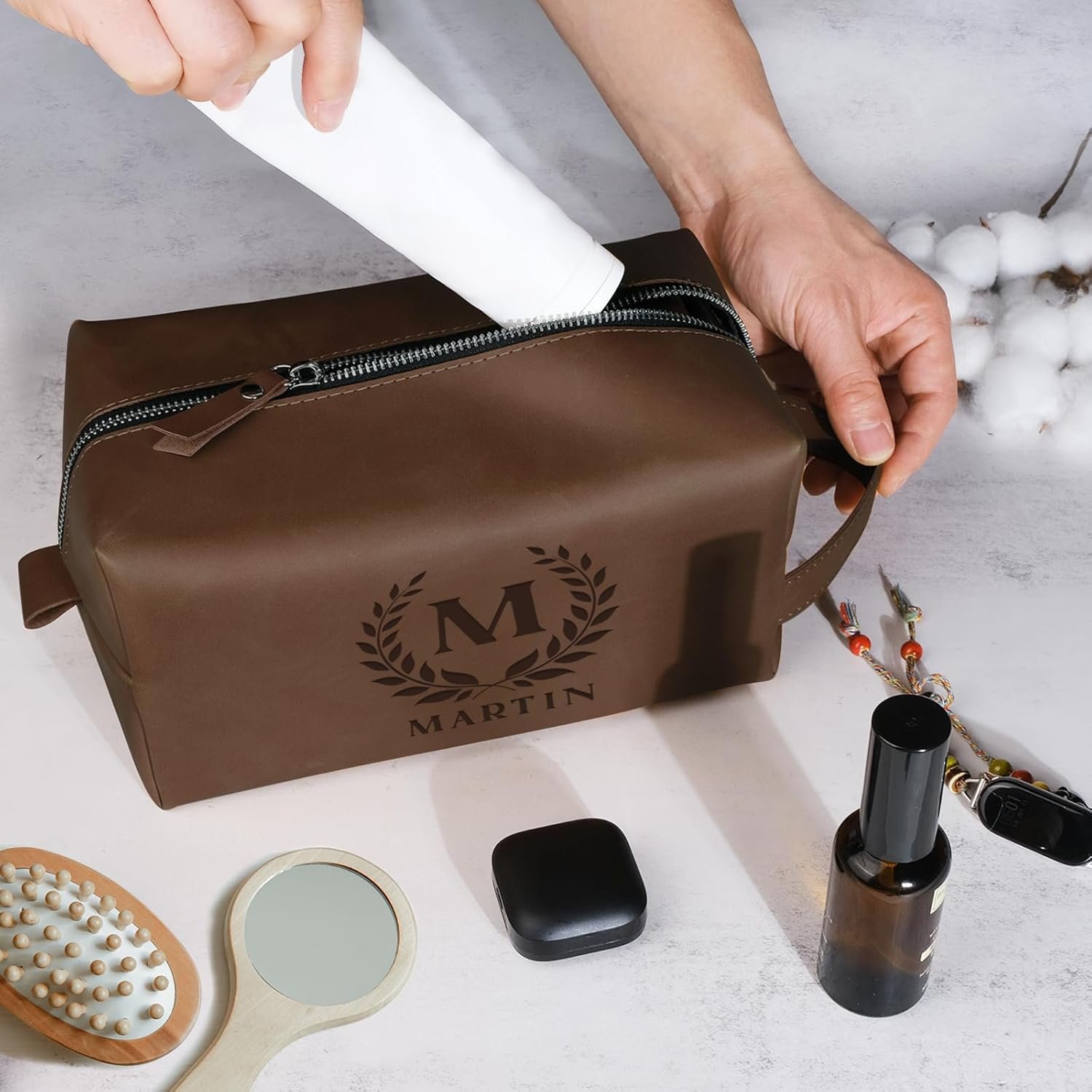 Private Label Personalized Leather Toiletry Bag for Men Custom Logo Engraved Name Travel Dopp Kit Manufacturer Groomsmen Husband Dad Boyfriend Gifts Wedding Anniversary Birthday Christmas Private Label Personalized Leather Toiletry Bag for Men Custom Logo Engraved Name Travel Dopp Kit Manufacturer Groomsmen Husband Dad Boyfriend Gifts Wedding Anniversary Birthday Christmas