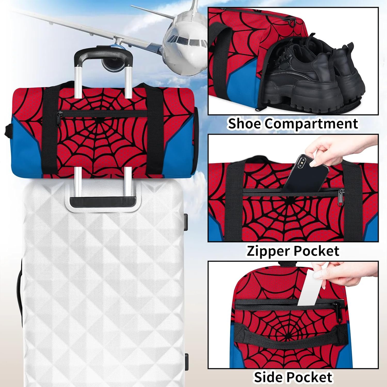 Private Label Personalized Kids Duffle Bag Custom Logo Sport Gym Weekender with Shoe Compartment Manufacturer for Boys Girls Blue Red Travel Carry-On Overnight Private Label Personalized Kids Duffle Bag Custom Logo Sport Gym Weekender with Shoe Compartment Manufacturer for Boys Girls Blue Red Travel Carry-On Overnight