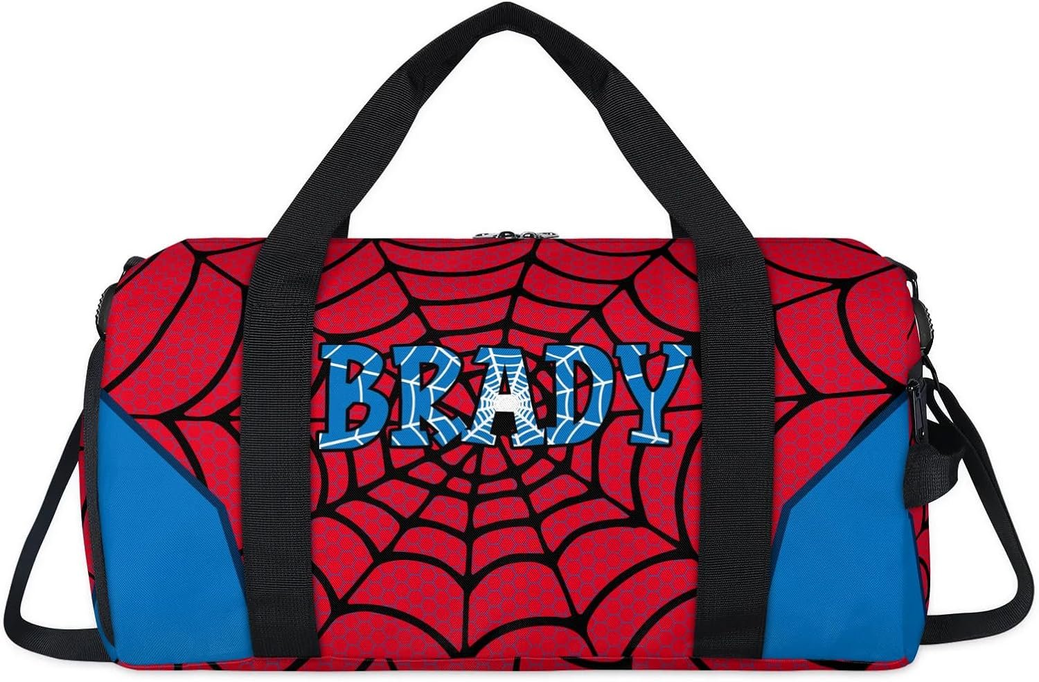 Private Label Personalized Kids Duffle Bag Custom Logo Sport Gym Weekender with Shoe Compartment Manufacturer for Boys Girls Blue Red Travel Carry-On Overnight