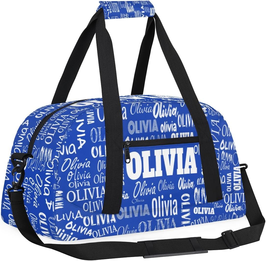 Custom Logo Personalized Sports Duffel Bags, Private Label Kids Football Duffel Bag for Boys with Your Name, Lightweight Overnight Weekender Bag for School Gymnastics Travel Royal Blue Factory Direct Custom Logo Personalized Sports Duffel Bags, Private Label Kids Football Duffel Bag for Boys with Your Name, Lightweight Overnight Weekender Bag for School Gymnastics Travel Royal Blue Factory Direct