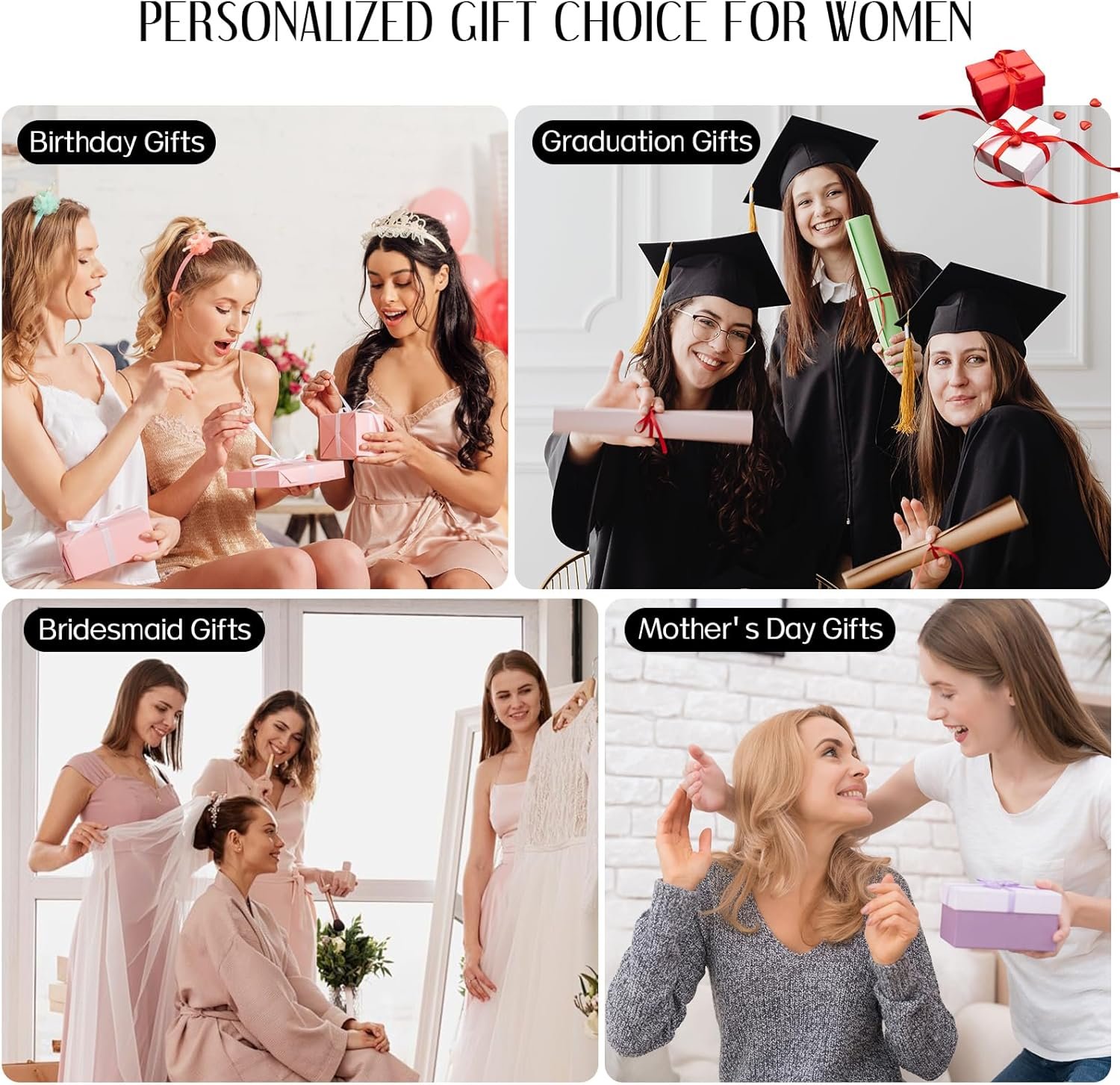 Private Label Birthday Gifts for Women Initial Personalized Makeup Bag Set Custom Logo Cosmetic Travel Toiletry Bag for Bridesmaids Friends Graduation Teachers Factory (Beige,A)