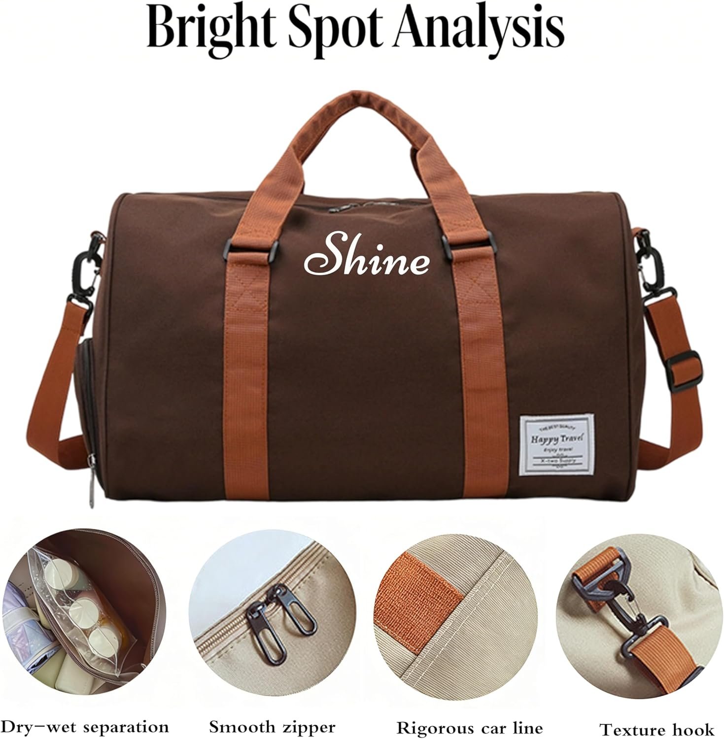 Private Label Large Durable Personalized Duffle Bag for Travel Gym Weekend, Custom Logo Embroidered Overnight Crossbody for Men & Women with Wet Pocket Shoe Compartment, Manufacturer Private Label Large Durable Personalized Duffle Bag for Travel Gym Weekend, Custom Logo Embroidered Overnight Crossbody for Men & Women with Wet Pocket Shoe Compartment, Manufacturer