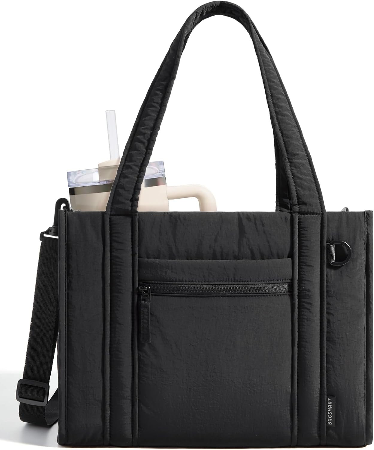 Custom Logo Boxy Tote Crossbody Bag with Zipper for Women Crush Bow for Travel Work College Private Label Factory