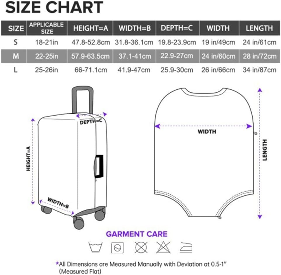 Custom Logo Personalized Initial Luggage Cover Private Label Monogram Baggage Covers with Name Zipper for Travel Manufacturer Gifts Men Women Boys Girls (Initial 03)