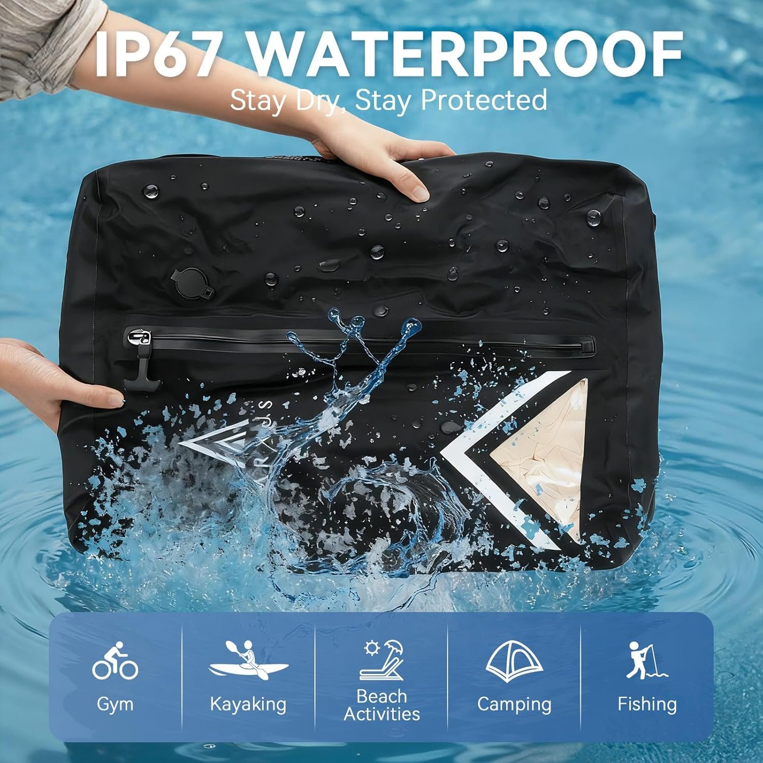 Private Label Vacuum Bags for Travel Airless Compression Seal Packing Cubes with Custom Logo Adjustable Shoulder Strap IP67 Reusable Portable Moving Kit Manufacturer for Clothing Storage Luggage Backpack Suitcase