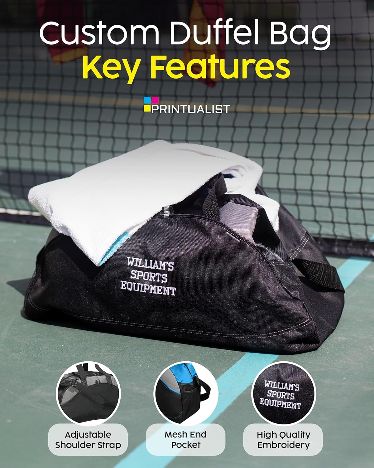 Private Label Sport Duffel and Weekender Bags with Custom Logo Embroidery Personalized for Gym Overnight Travel Men Women Manufacturer