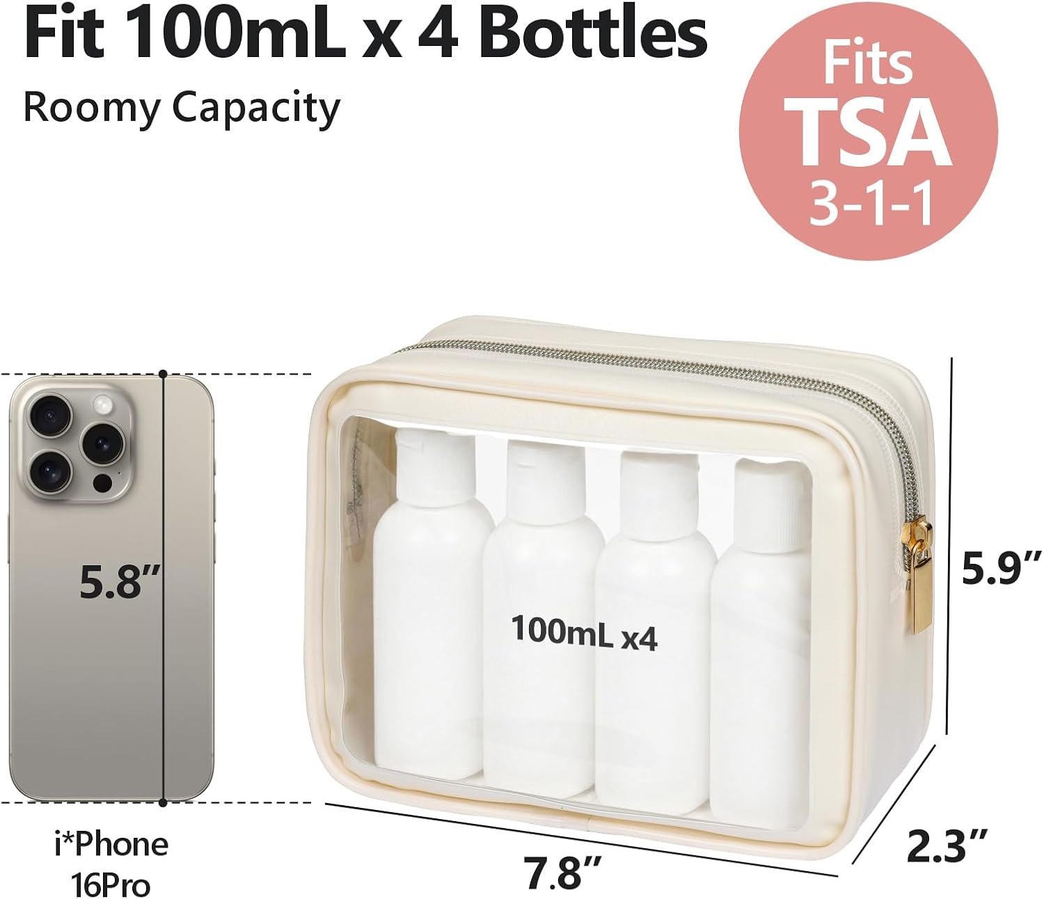 Custom Logo Private Label Clear Makeup Bag from Manufacturer - TSA Approved Toiletry Bag for Carry-on Checked Luggage Water Resistant Car Storage Organizer with Reinforced Seams Custom Logo Private Label Clear Makeup Bag from Manufacturer - TSA Approved Toiletry Bag for Carry-on Checked Luggage Water Resistant Car Storage Organizer with Reinforced Seams