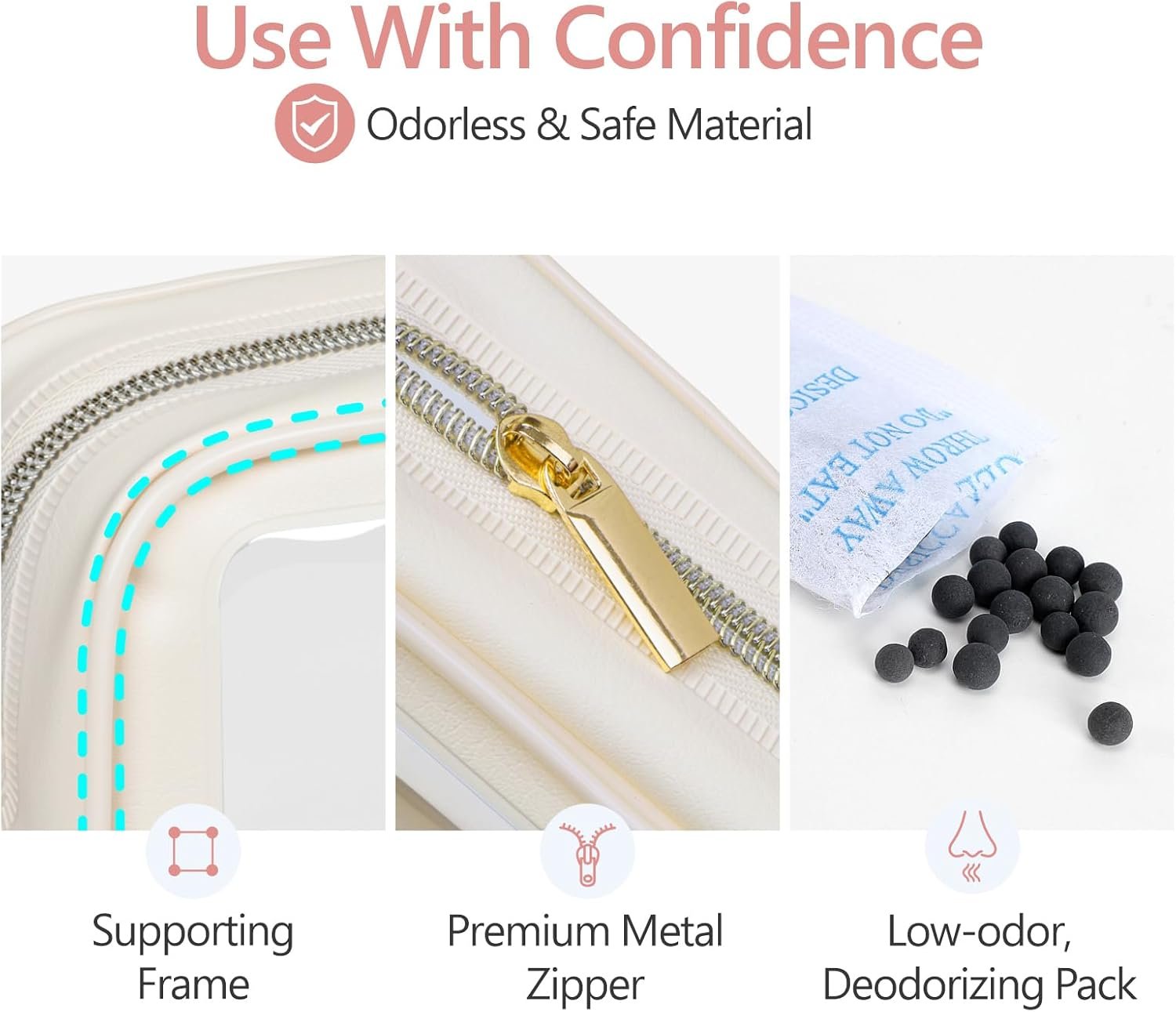 Custom Logo Private Label Clear Makeup Bag from Manufacturer - TSA Approved Toiletry Bag for Carry-on Checked Luggage Water Resistant Car Storage Organizer with Reinforced Seams Custom Logo Private Label Clear Makeup Bag from Manufacturer - TSA Approved Toiletry Bag for Carry-on Checked Luggage Water Resistant Car Storage Organizer with Reinforced Seams