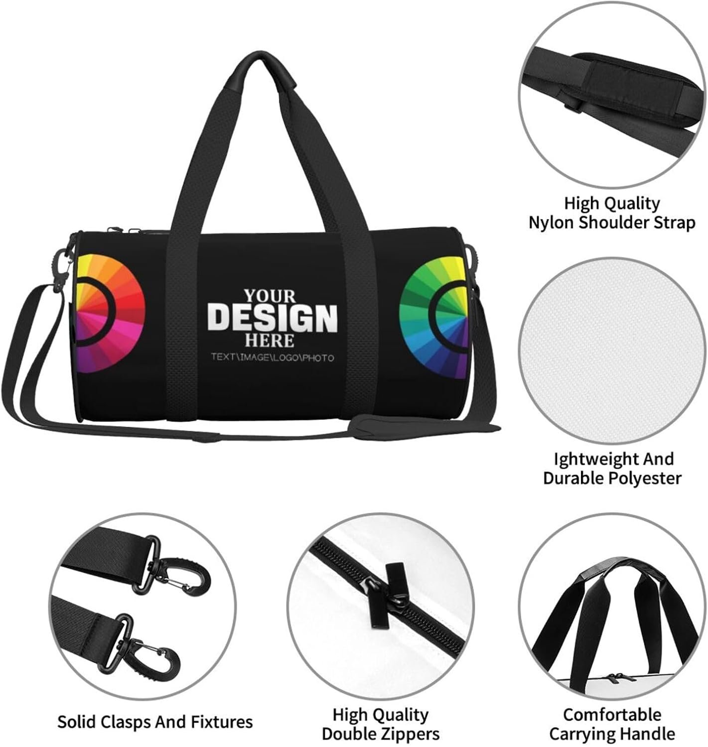 Private Label Personalized Duffle Travel Sport Gym Weekend Camp Bag for Men Women with Custom Logo Manufacturer Private Label Personalized Duffle Travel Sport Gym Weekend Camp Bag for Men Women with Custom Logo Manufacturer