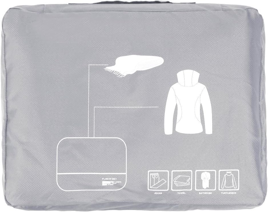 Private Label Packing Cubes Set Custom Logo Travel Luggage Organizers Suitcase Lightweight Accessories Manufacturer