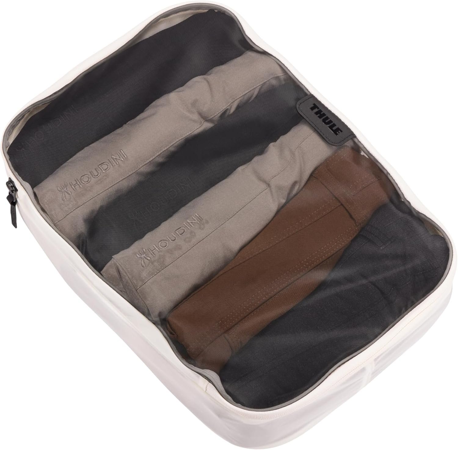 Private Label Medium Packing Cube with Custom Logo Transparent Fabric Organizes Shirts Pants Sweaters Easy to Pack by Manufacturer