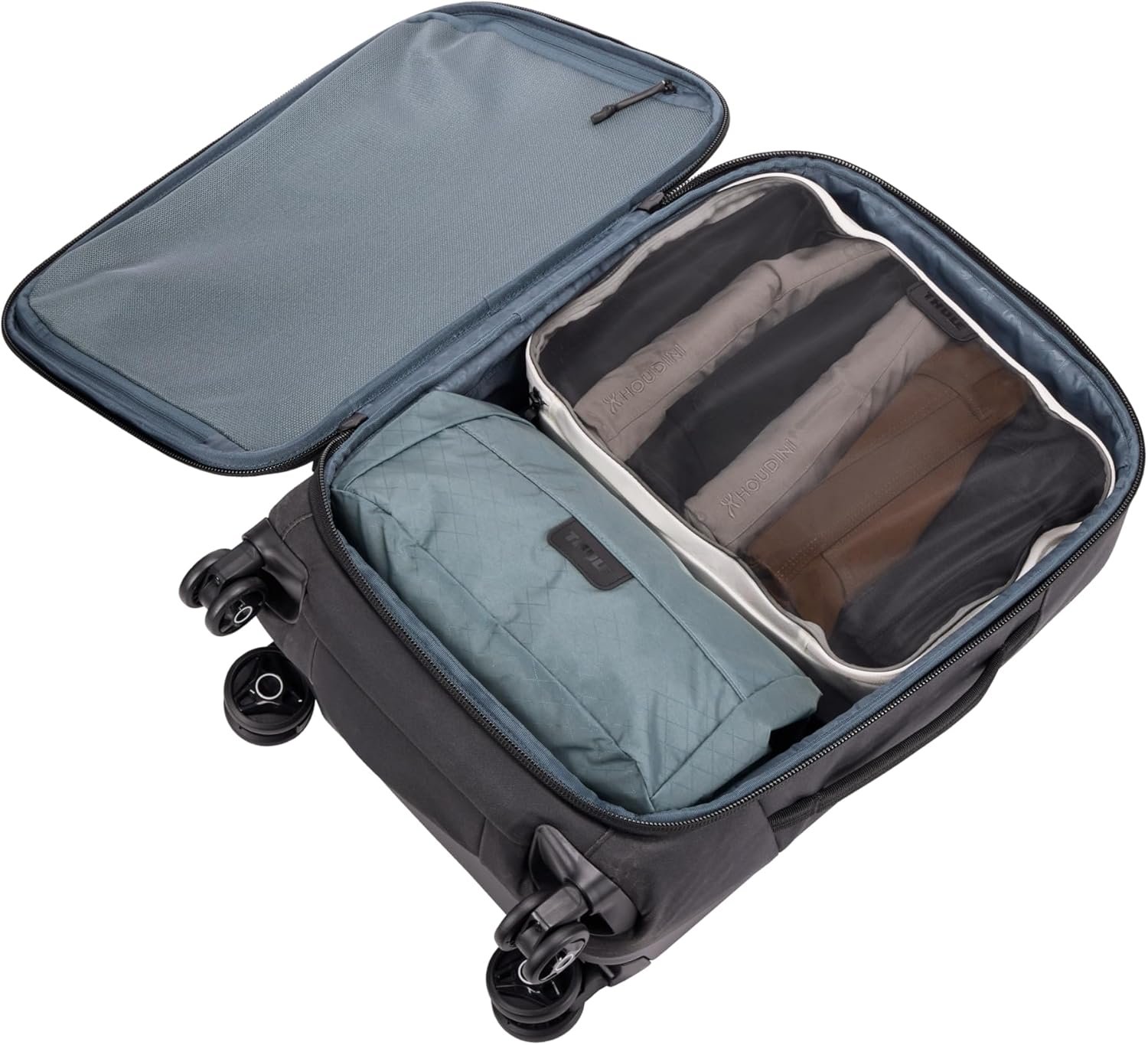 Private Label Medium Packing Cube with Custom Logo Transparent Fabric Organizes Shirts Pants Sweaters Easy to Pack by Manufacturer