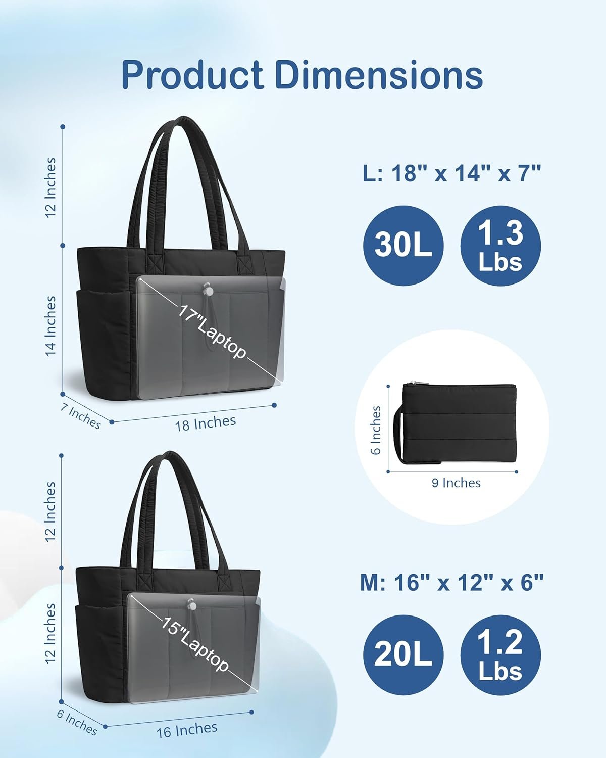Custom Logo Puffy Tote Bag Private Label for Women with Cup Holder Laptop Compartment Cosmetic Bag Trolley Sleeve for Work Travel Manufacturer Custom Logo Puffy Tote Bag Private Label for Women with Cup Holder Laptop Compartment Cosmetic Bag Trolley Sleeve for Work Travel Manufacturer