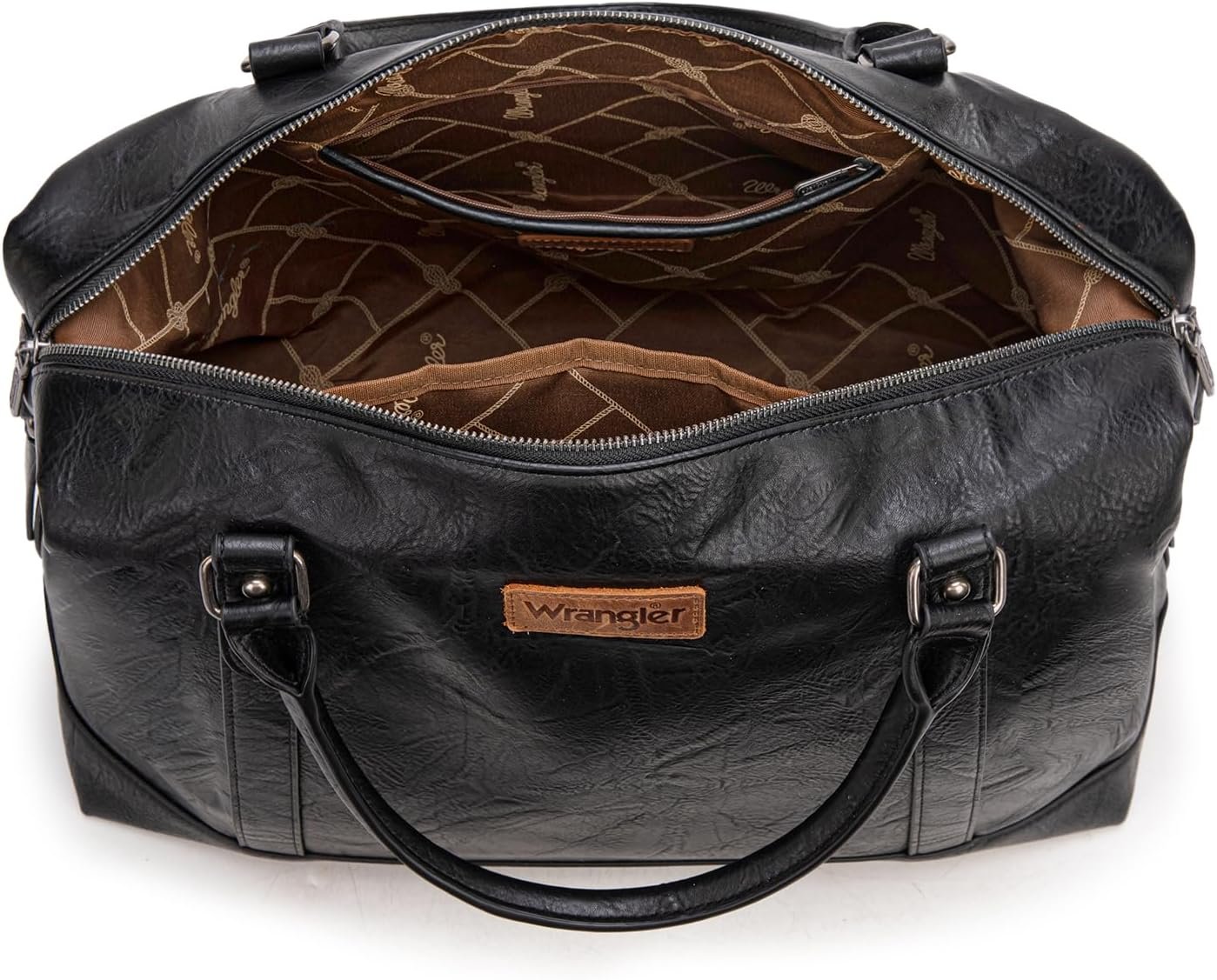 Private Label Large Waterproof Duffel Travel Weekender Carry On Overnight Bag for Women Gym Trips Weekends Custom Logo Manufacturer Black