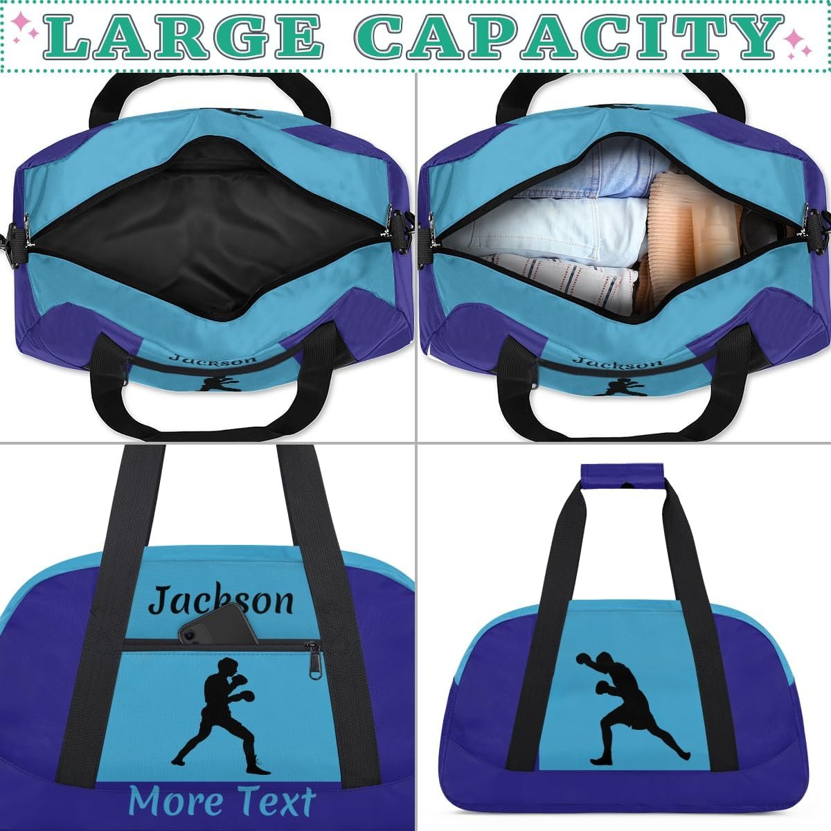 Private Label Personalized Kids Duffle Bag for Boys Custom Logo Sport Gym Bag for School Practice Overnight Weekender Travel Dark Blue Boxing Manufacturer Private Label Personalized Kids Duffle Bag for Boys Custom Logo Sport Gym Bag for School Practice Overnight Weekender Travel Dark Blue Boxing Manufacturer