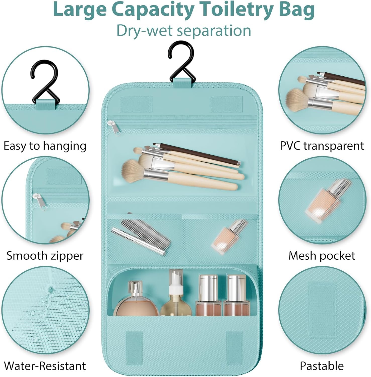 Custom Logo 8-Piece Set Compression Packing Cubes for Travel Double Zipper Space-Saving Expandable Private Label Sturdy Zippers and Seams Manufacturer