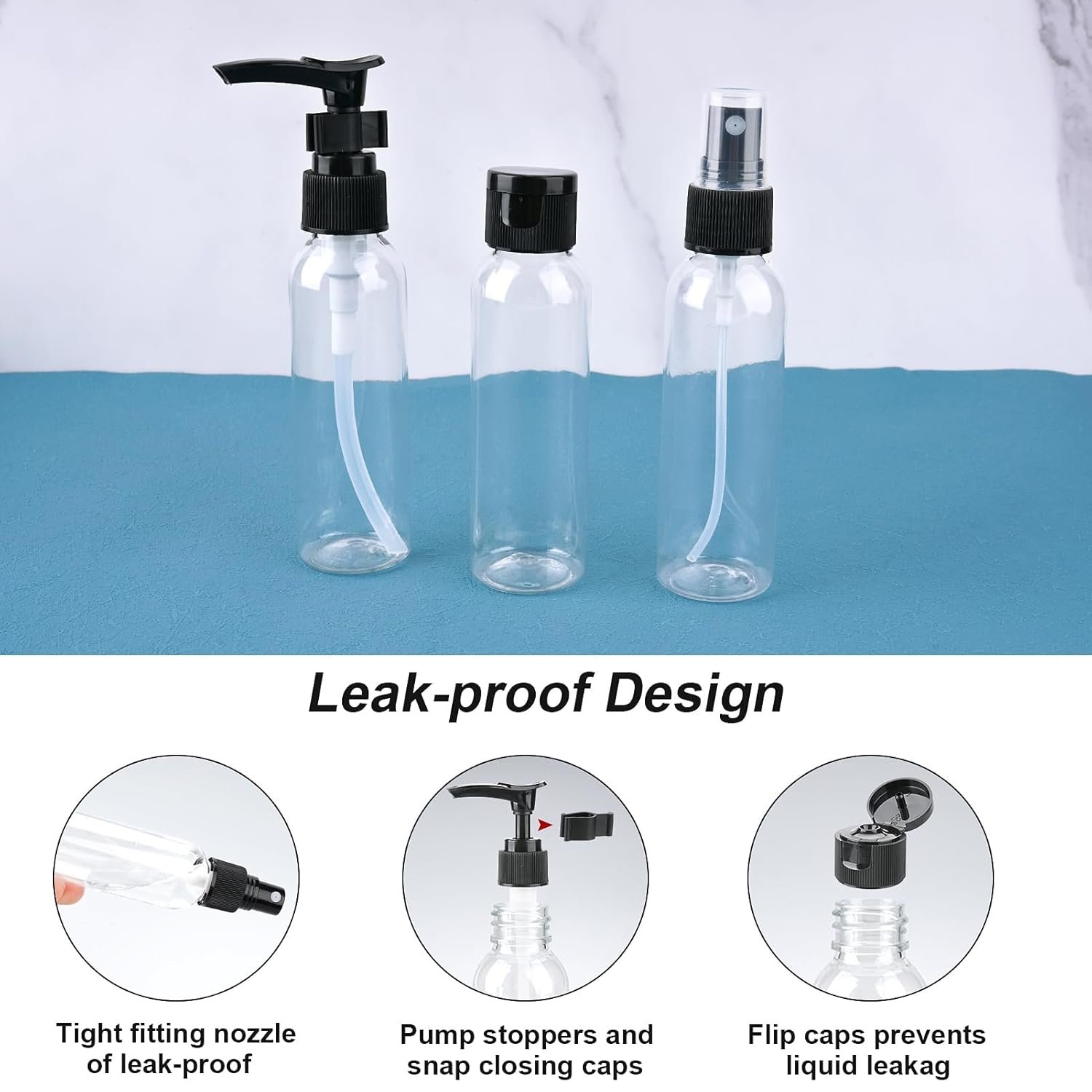 Private Label 2oz TSA Approved Travel Toiletry Bottles 13 Pack Leak Proof Custom Logo Kit with Clear TSA Bag for Shampoo Lotion Skincare Direct from Manufacturer Private Label 2oz TSA Approved Travel Toiletry Bottles 13 Pack Leak Proof Custom Logo Kit with Clear TSA Bag for Shampoo Lotion Skincare Direct from Manufacturer