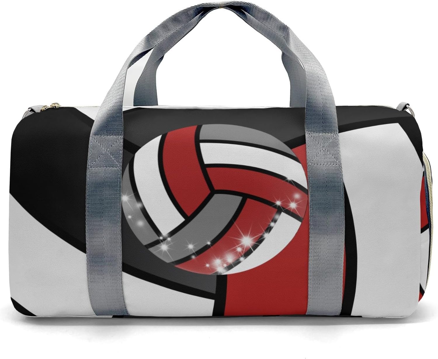 Private Label Red Volleyball Duffle Bag Personalized with Name and Custom Logo for Women and Girls Travel Performance Training Bag Manufacturer