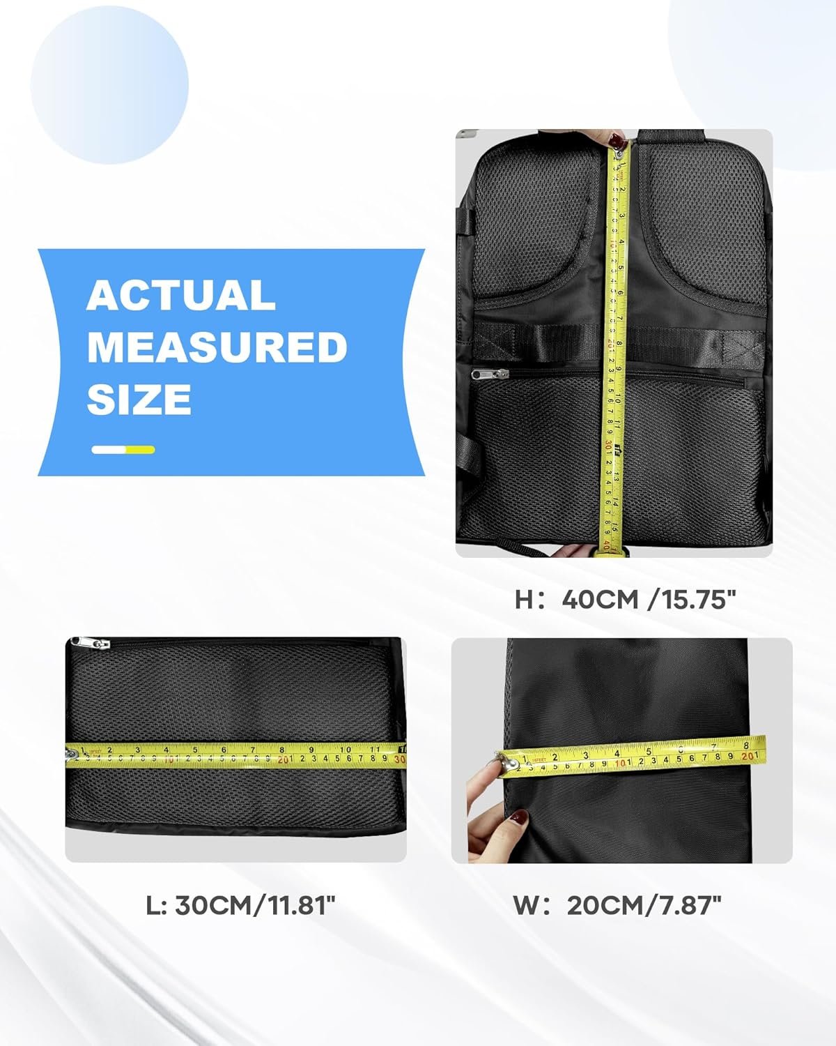 Private Label Travel Backpack Carry On for Women Men Gym Bag with Laptop Compartment Custom Logo Rucksack Mochila de Viaje Teacher Personal Item Airplane Black Small Manufacturer