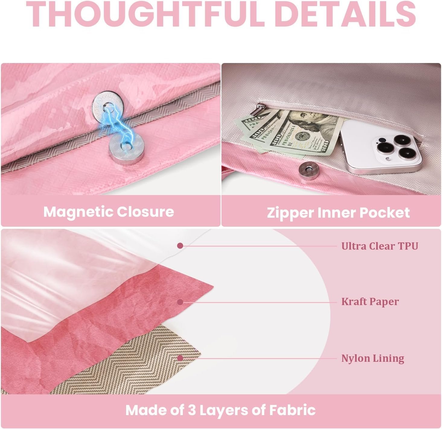 Custom Logo Large PVC Tote Bag for Women Private Label Plastic Tote Purse Work Kraft Paper Letter Print Shoulder Carry All Hobo Handbag Factory