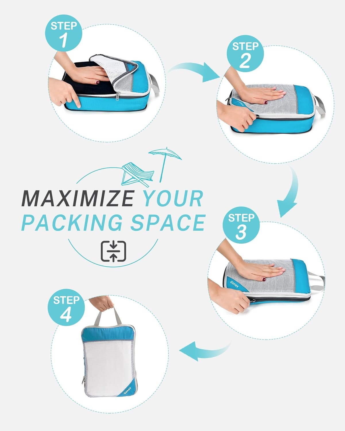 Custom Logo Compression Packing Cubes Private Label Extensible Storage Mesh Bags Organizers Manufacturer Custom Logo Compression Packing Cubes Private Label Extensible Storage Mesh Bags Organizers Manufacturer