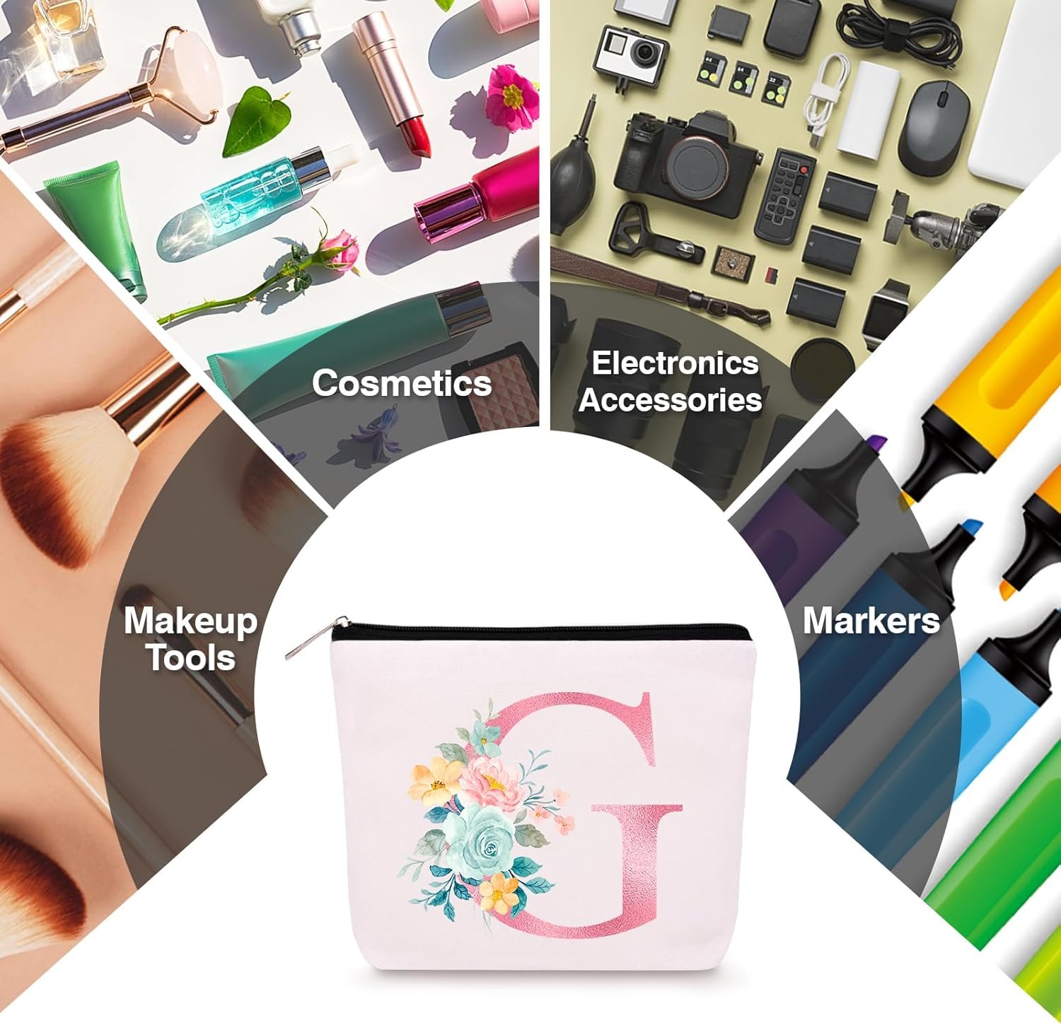 Private Label Personalized Makeup Bag with Custom Logo Initial Keychain Monogram Small Travel Cosmetic Toiletry Bag Manufacturer Birthday Gifts for Women Bridesmaids Teachers Private Label Personalized Makeup Bag with Custom Logo Initial Keychain Monogram Small Travel Cosmetic Toiletry Bag Manufacturer Birthday Gifts for Women Bridesmaids Teachers