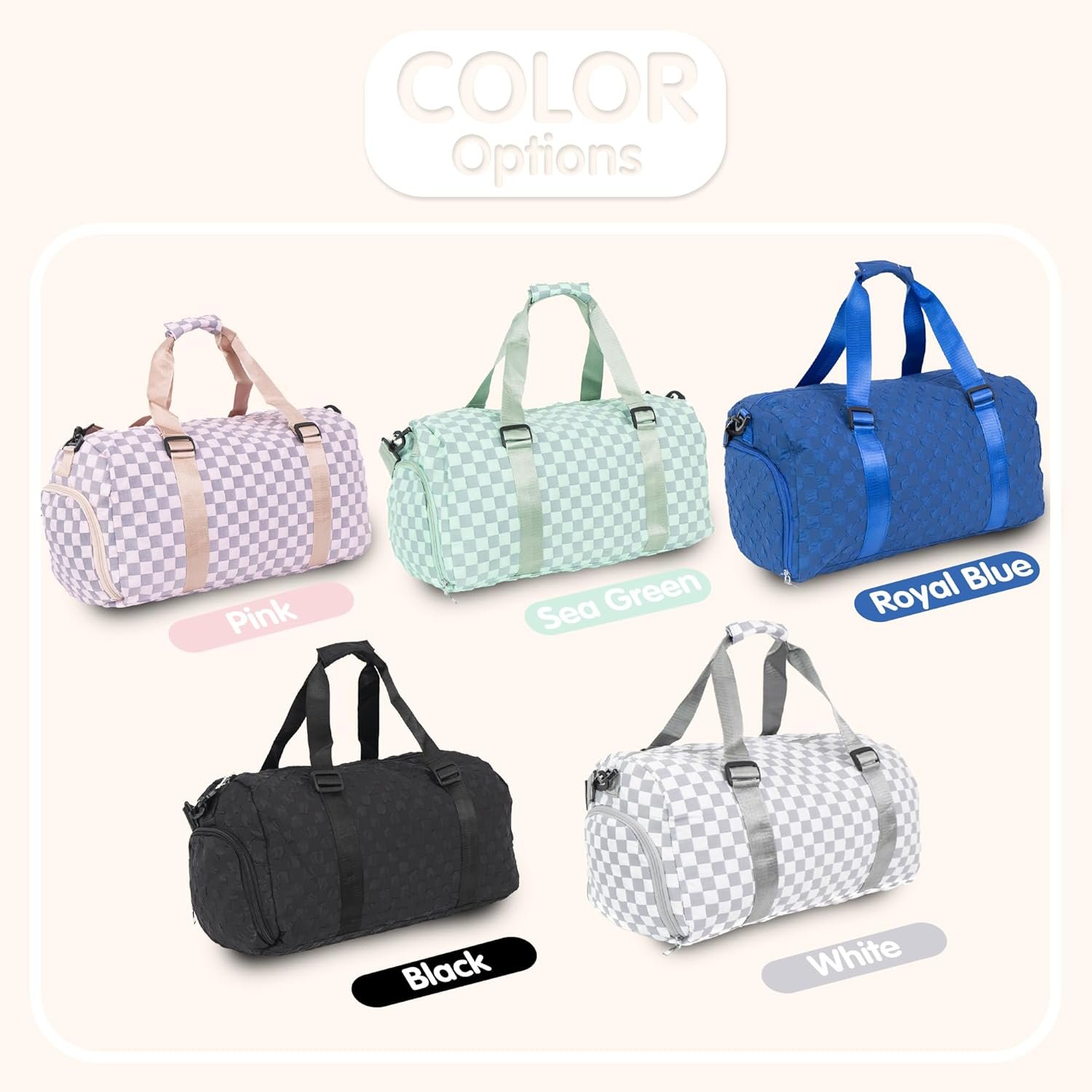 Custom Logo Duffle Bag Personalized Weekender Overnight Carry-On Travel Holdall for Women Men Private Label Monogrammed Bridal Shower Bridesmaid Proposal Manufacturer Black Custom Logo Duffle Bag Personalized Weekender Overnight Carry-On Travel Holdall for Women Men Private Label Monogrammed Bridal Shower Bridesmaid Proposal Manufacturer Black