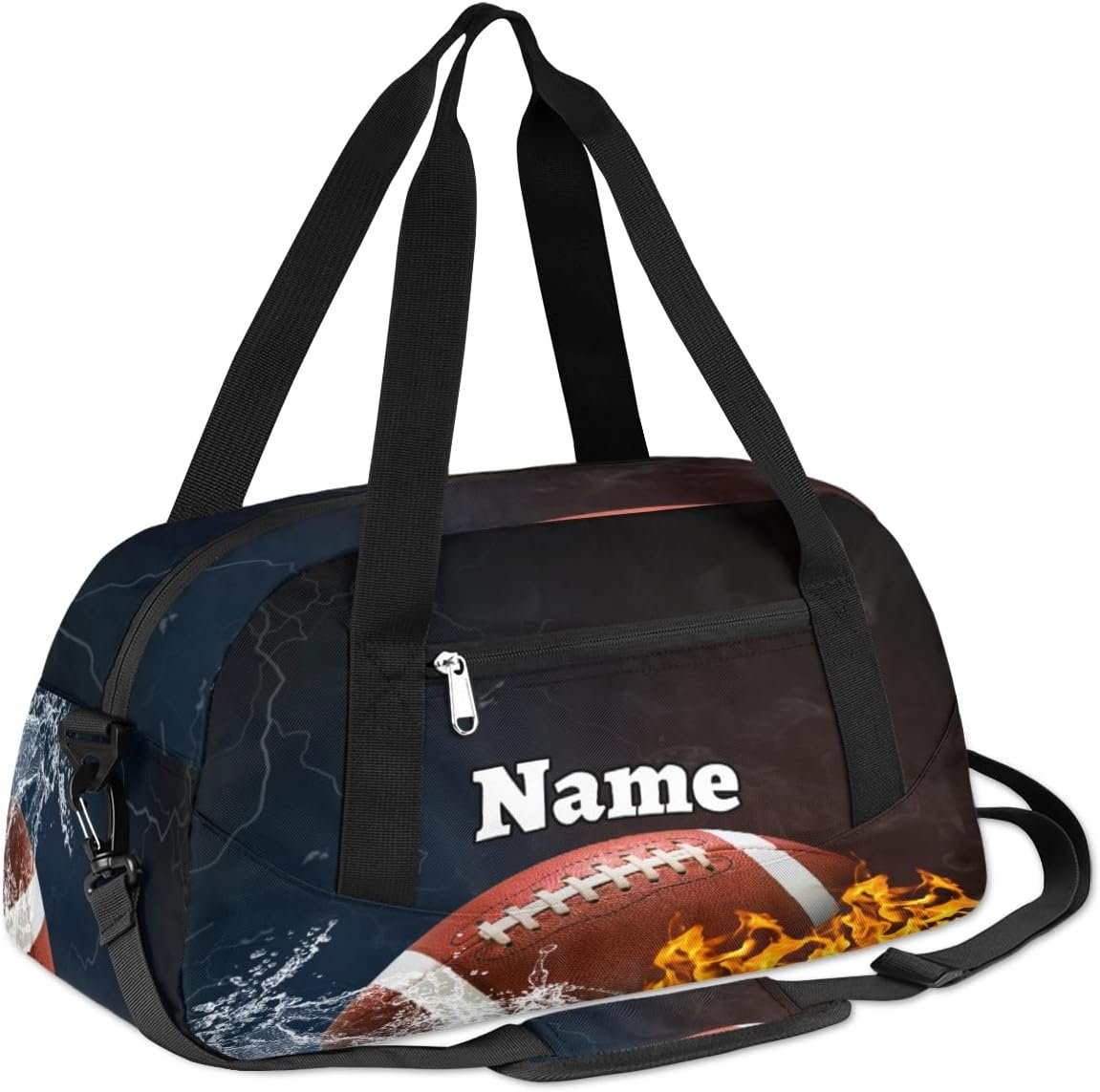 Private Label Football Custom Name Small Duffel Overnight Gym Bag for Men Personalized Travel Weekender Tote Carry-On Dance Bag Custom Logo Brown Orange Manufacturer Private Label Football Custom Name Small Duffel Overnight Gym Bag for Men Personalized Travel Weekender Tote Carry-On Dance Bag Custom Logo Brown Orange Manufacturer