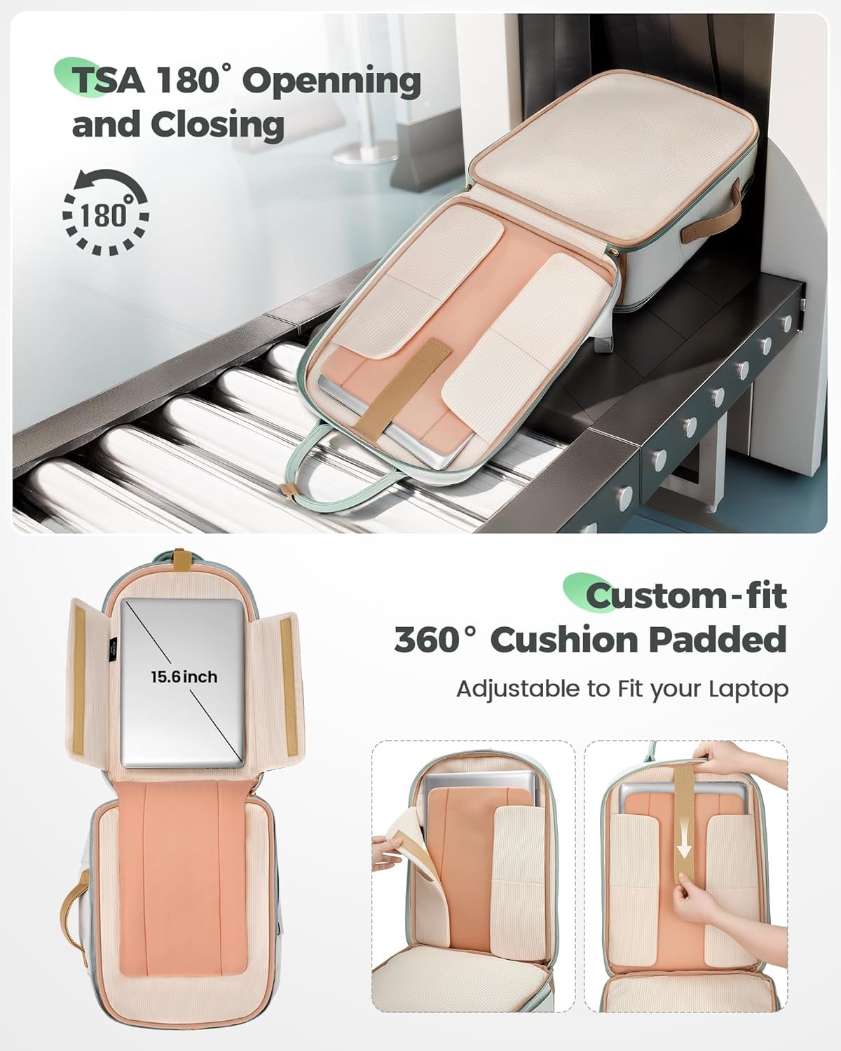 Factory Direct 18x14x8 Personal Item Backpack for Spirit Airlines Private Label TSA Underseat Carry-On Travel Weekender Bag for Women with Detachable Shoe Compartment Custom Logo Custom-Fit 15.6